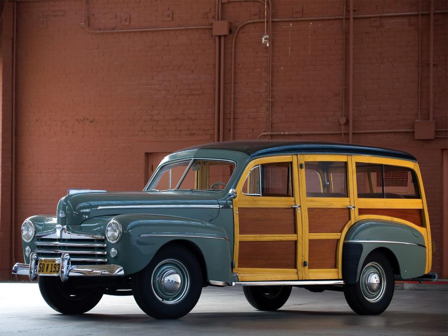  Ford V8 Super Deluxe Station Wagon 1948 года  (фото 52 из 62)
